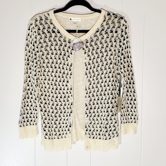 Valerie Bertinelli Sweaters - SALE  NWT Val. Bertinelli Linen Cardigan
